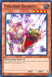 Tyranno Infinity [Structure Deck: Dinosmasher's Fury]