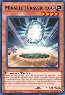 Miracle Jurassic Egg [Structure Deck: Dinosmasher's Fury]