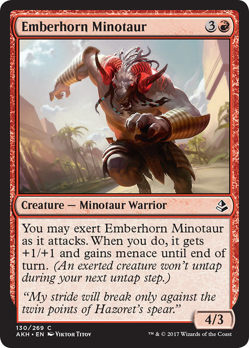 Emberhorn Minotaur [Amonkhet]