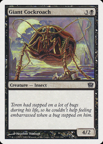Giant Cockroach [Ninth Edition]