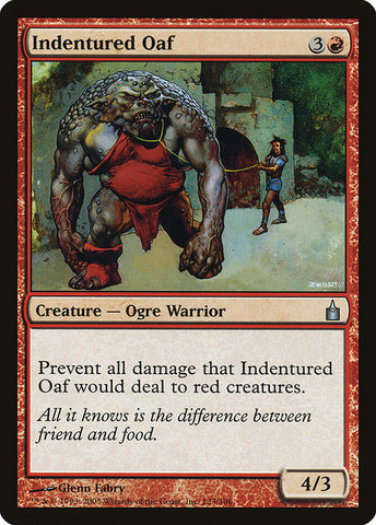 Indentured Oaf [Ravnica: City of Guilds]