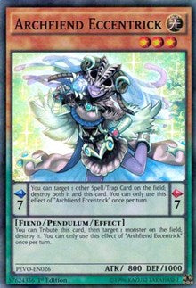 Archfiend Eccentrick [Pendulum Evolution]