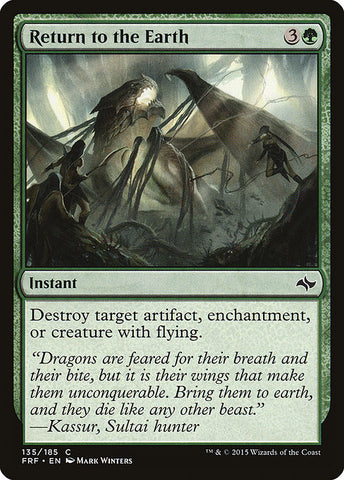 Return to the Earth [Fate Reforged]
