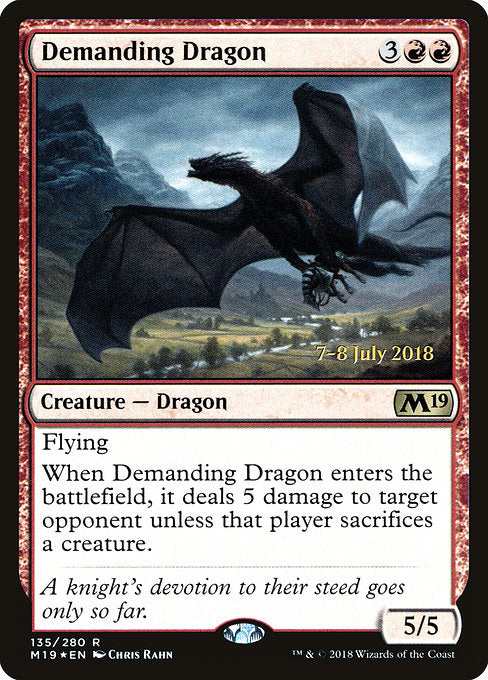 Demanding Dragon [Core Set 2019 Promos]