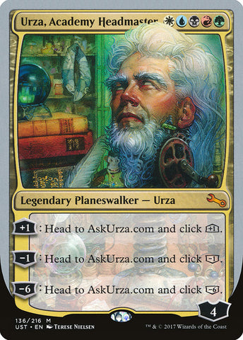 Urza, Academy Headmaster [Unstable]