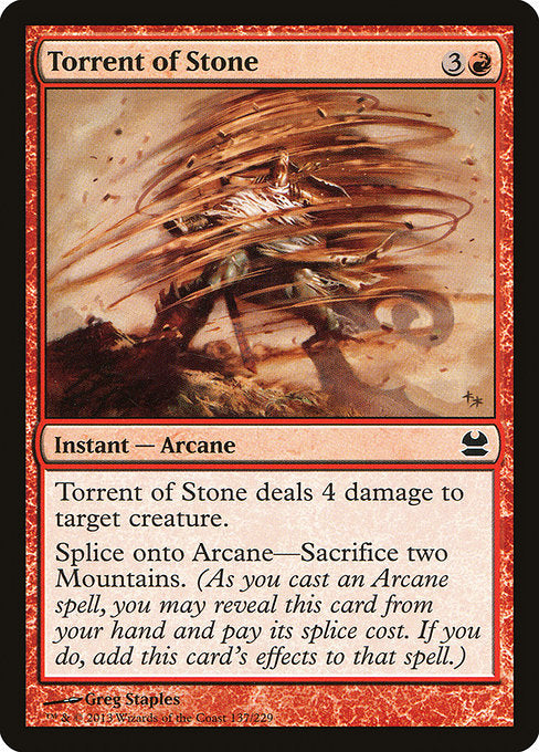 Torrent of Stone [Modern Masters] - BinderPOS Limited (dev2)