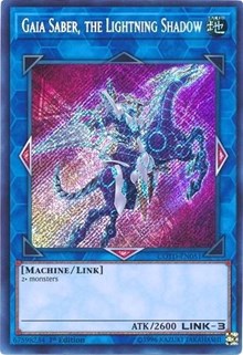 Gaia Saber, the Lightning Shadow [Code of the Duelist]