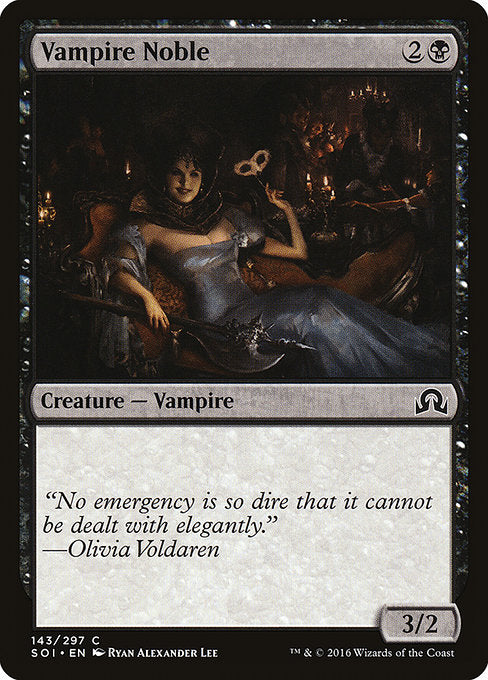 Vampire Noble [Shadows over Innistrad] - BinderPOS Limited (dev2)