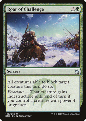 Roar of Challenge [Khans of Tarkir]