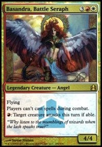 Basandra, Battle Seraph (Commander Launch Promo) [Commander 2011 Launch Party]