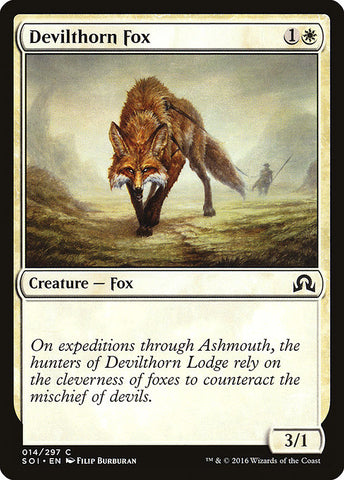 Devilthorn Fox [Shadows over Innistrad]