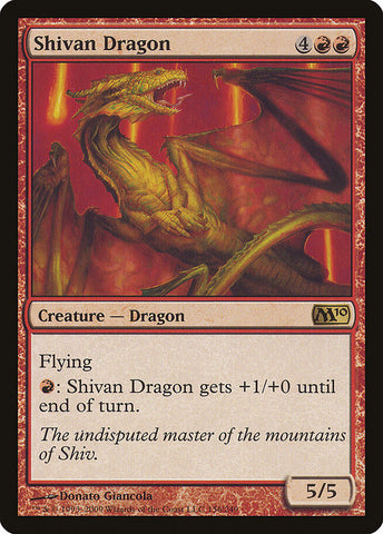 Shivan Dragon [Magic 2010]