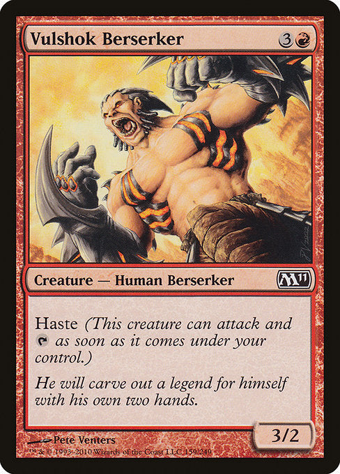 Vulshok Berserker [Magic 2011] - BinderPOS Limited (dev2)