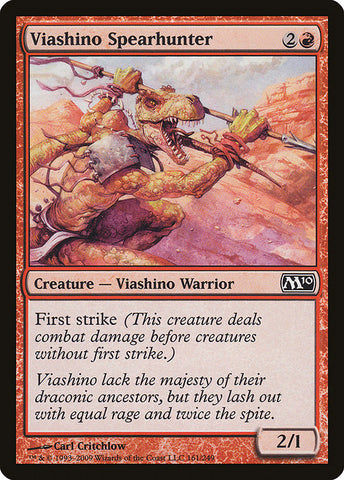 Viashino Spearhunter [Magic 2010] - BinderPOS Limited (dev2)