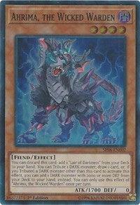 Ahrima, the Wicked Warden [Structure Deck: Lair of Darkness]