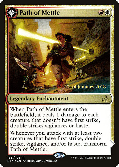 Path of Mettle // Metzali, Tower of Triumph [Rivals of Ixalan Promos]