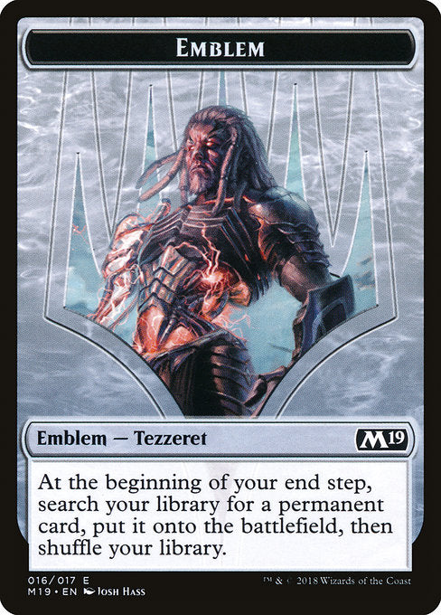 Tezzeret, Artifice Master Token [Core Set 2019 Tokens]