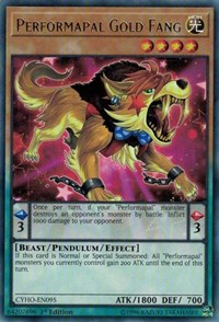 Performapal Gold Fang [Cybernetic Horizon]