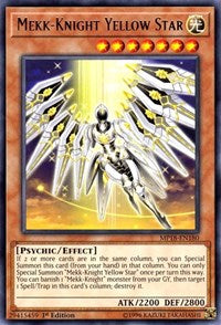 Mekk-Knight Yellow Star [2018 Mega-Tins Mega Pack]