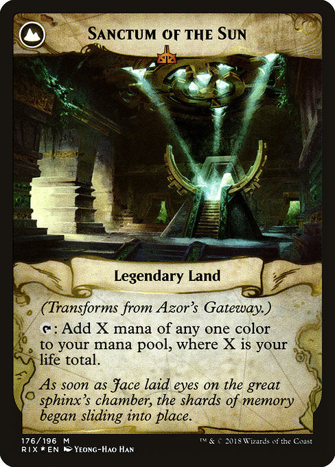 Azor's Gateway // Sanctum of the Sun [Rivals of Ixalan Promos]