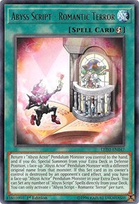 Abyss Script - Romantic Terror [Legendary Duelists: White Dragon Abyss]