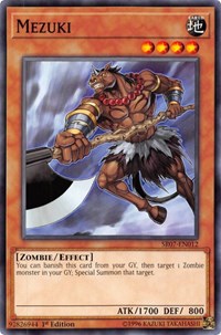 Mezuki [Structure Deck: Zombie Horde]