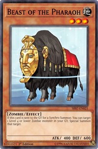 Beast of the Pharaoh [Structure Deck: Zombie Horde]