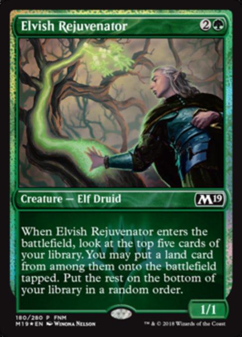 Elvish Rejuvenator [Core Set 2019 Promos]