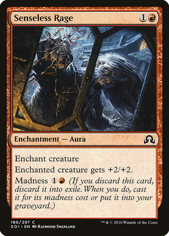 Senseless Rage [Shadows over Innistrad] - BinderPOS Limited (dev2)