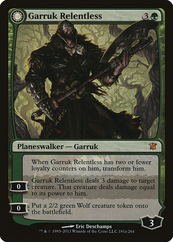 Garruk Relentless // Garruk, the Veil-Cursed [Innistrad]