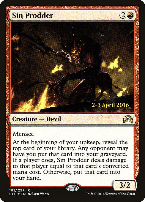 Sin Prodder [Shadows over Innistrad Promos]