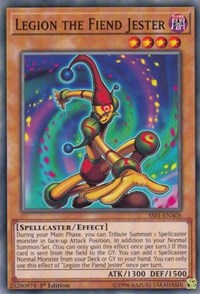 Legion the Fiend Jester [Speed Duel Decks: Destiny Masters]