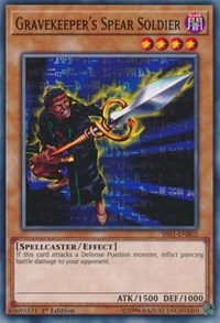 Gravekeeper's Spear Soldier [Speed Duel Decks: Destiny Masters]