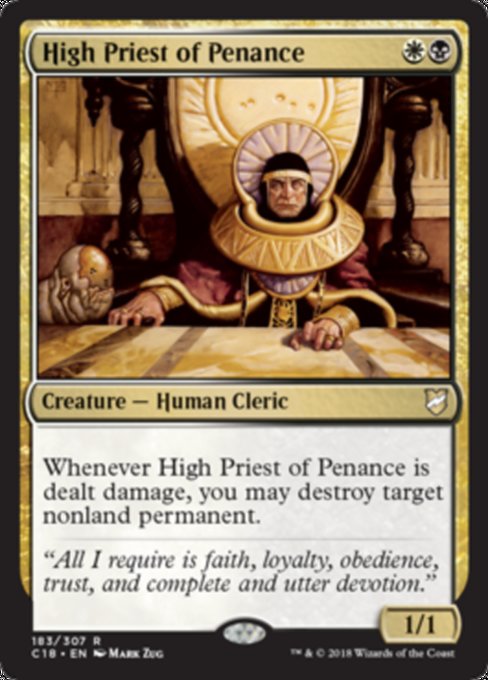 High Priest of Penance [Commander 2018]