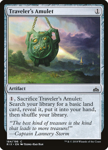 Traveler's Amulet [Rivals of Ixalan] - BinderPOS Limited (dev2)
