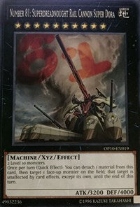 Number 81: Superdreadnought Rail Cannon Super Dora [OTS Tournament Pack 10] [OP10-EN019]
