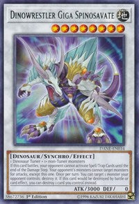 Dinowrestler Giga Spinosavate [Dark Neostorm] [DANE-EN034]
