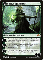 Nissa, Vastwood Seer // Nissa, Sage Animist [Magic Origins Promos]