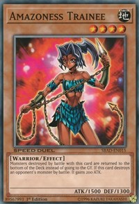 Amazoness Trainee [Speed Duel: Attack from the Deep] [SBAD-EN015]