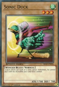 Sonic Duck [Speed Duel: Attack from the Deep] [SBAD-EN036]