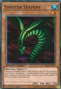 Sinister Serpent [Speed Duel: Attack from the Deep] [SBAD-EN037]
