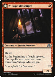 Village Messenger // Moonrise Intruder [Shadows over Innistrad]