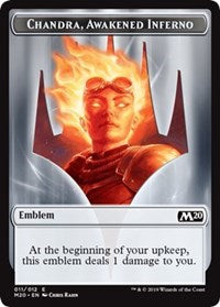 Emblem - Chandra, Awakened Inferno [Core Set 2020]