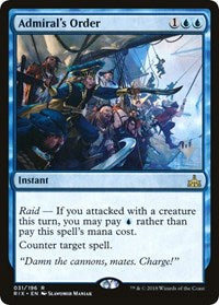 Admiral's Order [Promo Pack: Core Set 2020]