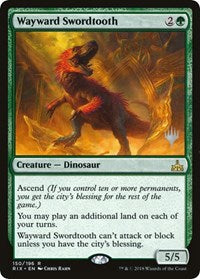 Wayward Swordtooth [Promo Pack: Core Set 2020]