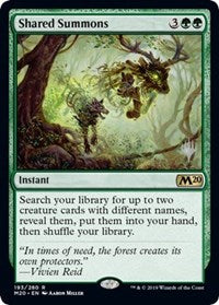 Shared Summons [Promo Pack: Core Set 2020]
