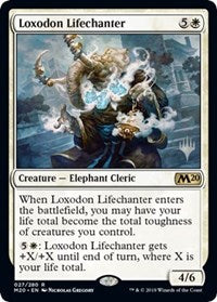 Loxodon Lifechanter [Promo Pack: Core Set 2020]