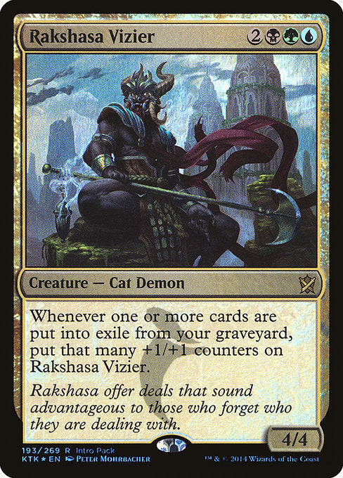Rakshasa Vizier [Khans of Tarkir Promos]