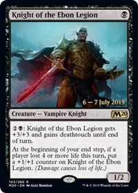 Knight of the Ebon Legion [Prerelease Cards]
