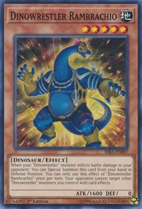 Dinowrestler Rambrachio [Rising Rampage] [RIRA-EN007]